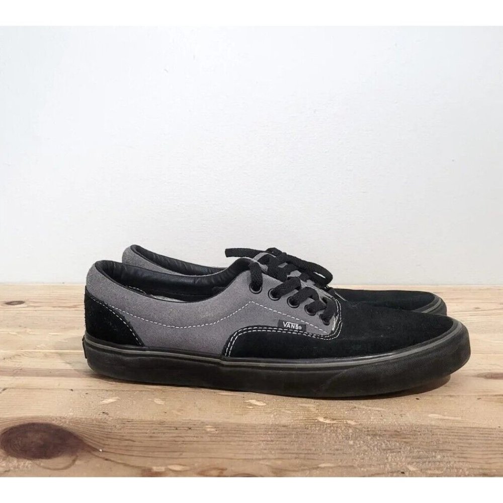 VANS Old Skool Suede Skate Shoes Sneakers Men's Black Gray OG Era Size 10.5 - Picture 7 of 9